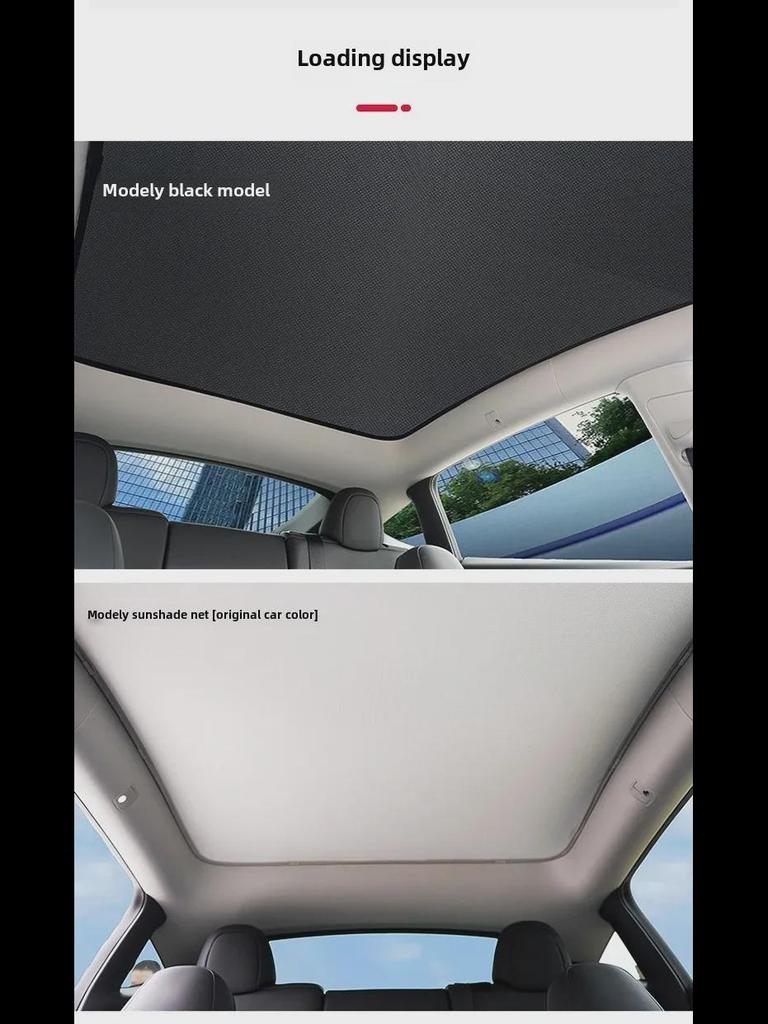 Tesla Model 3/Y Roof Sunshade & Blackout Curtain