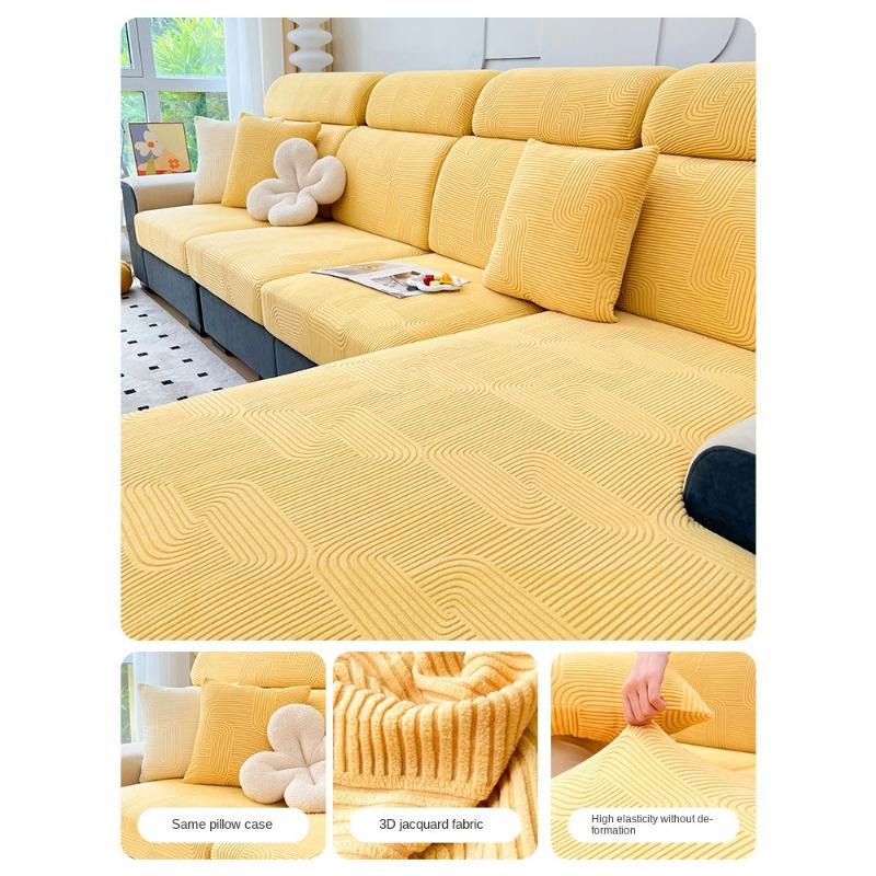 Sofabezug All-Inclusive-Universalbezug Einfaches, modernes Vier-Jahreszeiten-Sofakissen Rutschfestes nordisches Vollbezugstuch