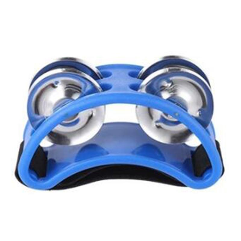 1pc Foot Tambourine Bell Metal Ball Percussion Musical Drum Companion Accessories Musical Instrument
