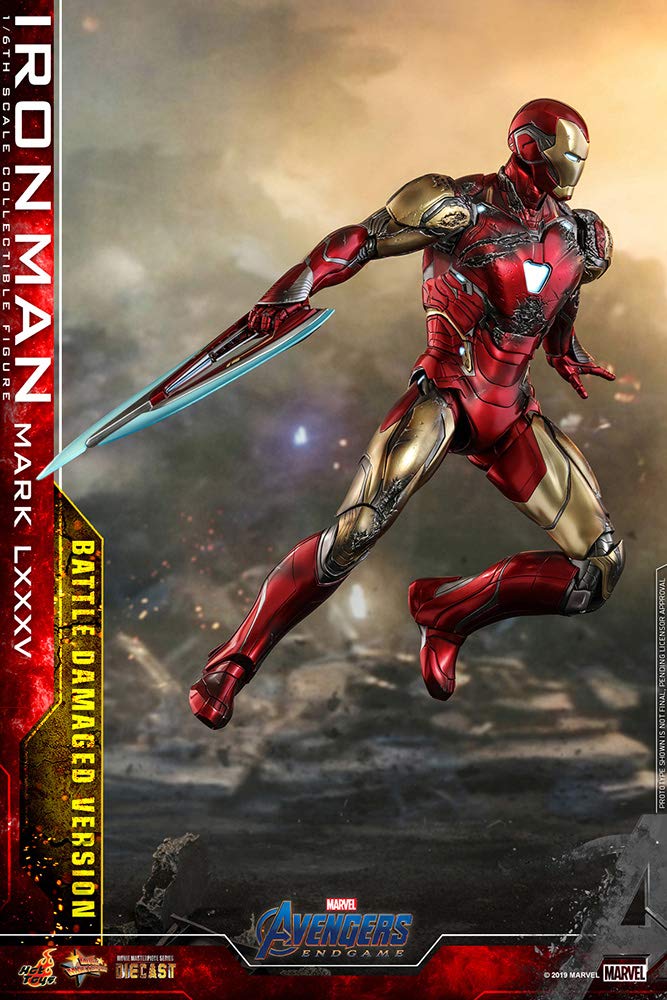 Hot Toys Masterpiece Scale Figure Iron Man Mark 85 Damaged [Movie DIECAST] "Avengers Endgame" 1/6 (Battle Version)