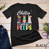 Chillin With My Peeps Tie Dye Bunny Rabbit Easter Teacher T Shirt