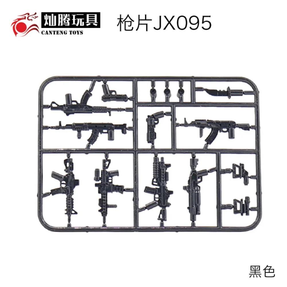 Låsbar Militær MOC Våpenveske Våpen Hunder Fallskjerm Byggeklosser Leker For Barn med Militære Låsbare SWAT Leker