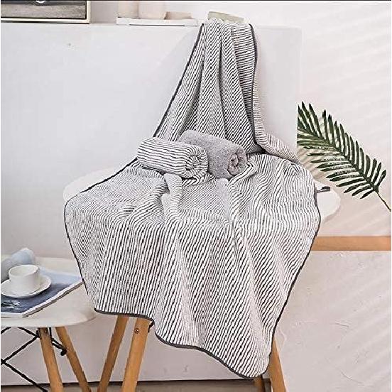 Microfiber Bath Towel, Soft and Super Absorbent Bathroom Shower Towel, Plush Drying Off Towel, Multipurpose Use for Hotel, Gym, Sports, Swimming,