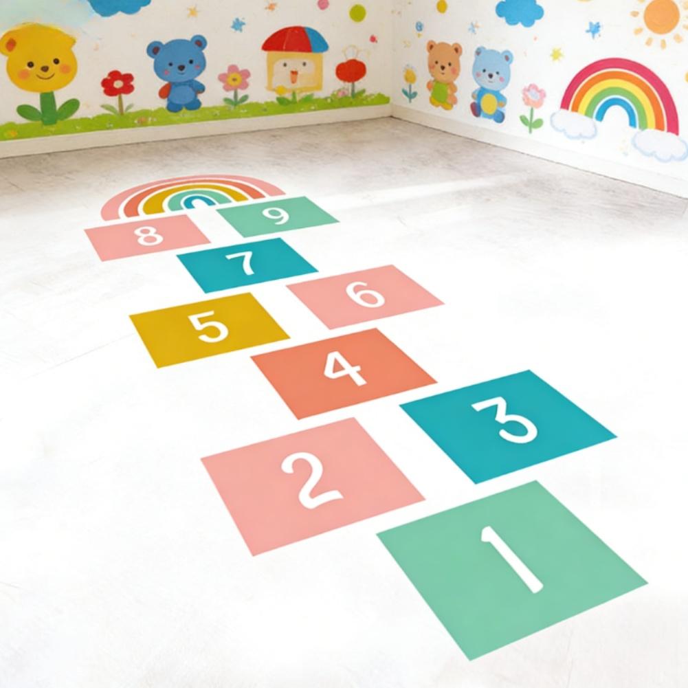Number Wall Stickers Peel-off Repositionable Easy To Clean