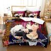 Comfortable Cartoon Pattern Duvet Cover Set With Duvet Cover And Pillowcases King Queen Twin Sizes For Adults And Kids