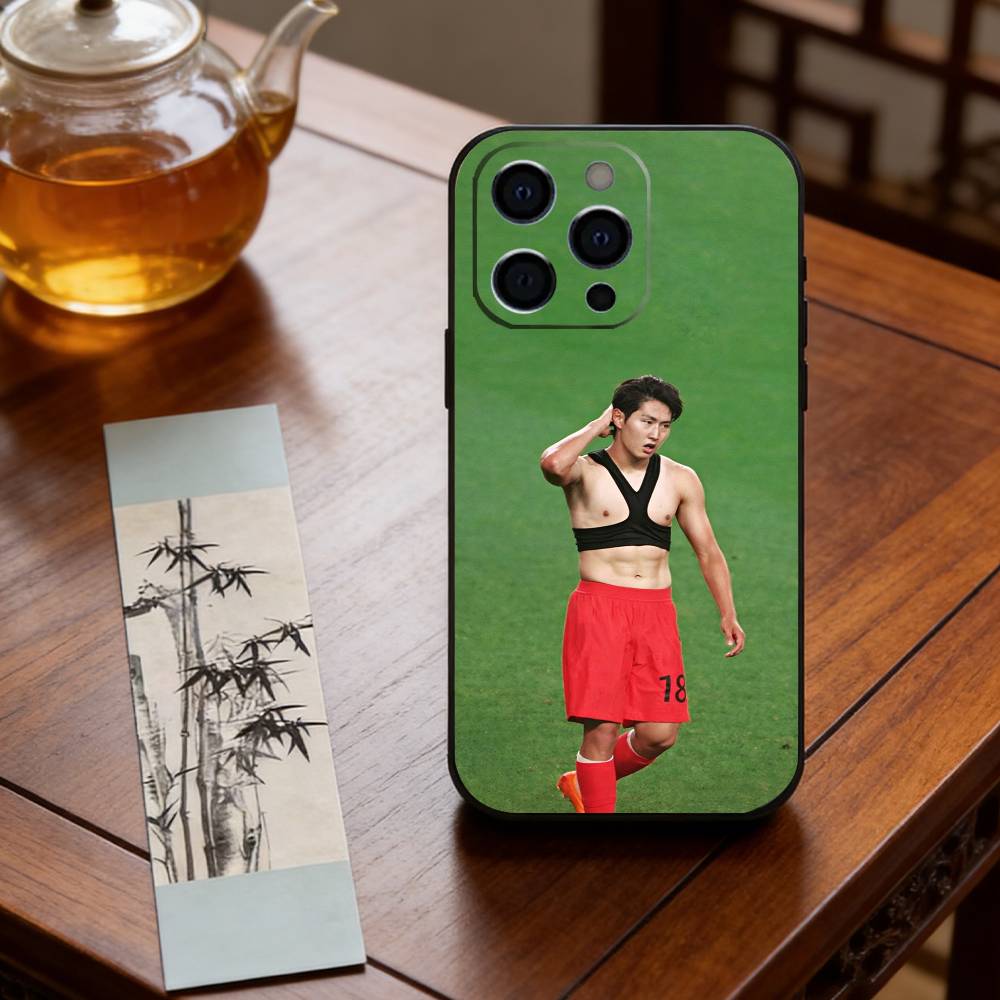 L-Lee Kang-in Phone Case Silicone Soft For IPhone 17 16 15 14 13 12 11 X XR Plus Pro Max Plus