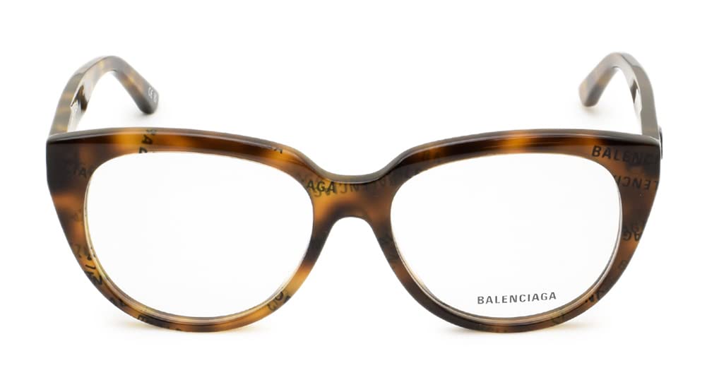 Balenciaga Eyeglasses Frame BB0131O 008 Women's Havana/Logo