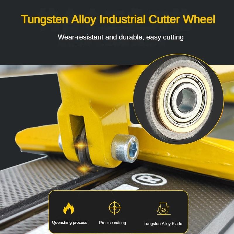 Portable Dust Free Tile Push Knife Aluminum Alloy Tile Cutting Tool Household Manual Tile Cutting Machine