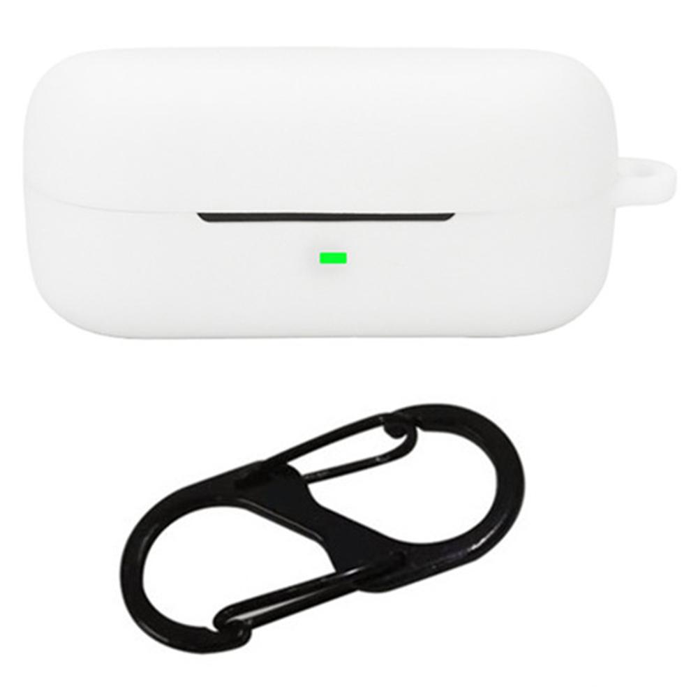 For Sony WF-C510 Bluetooth-compatible Earphones Case Soft Silicone Cover with Anti-Lost Buckle