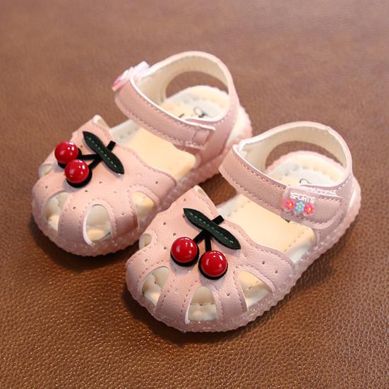 Summer Cartoon Anti Slip Breathable Comfortable Soft Sole Sandal Baby Girl Shoes