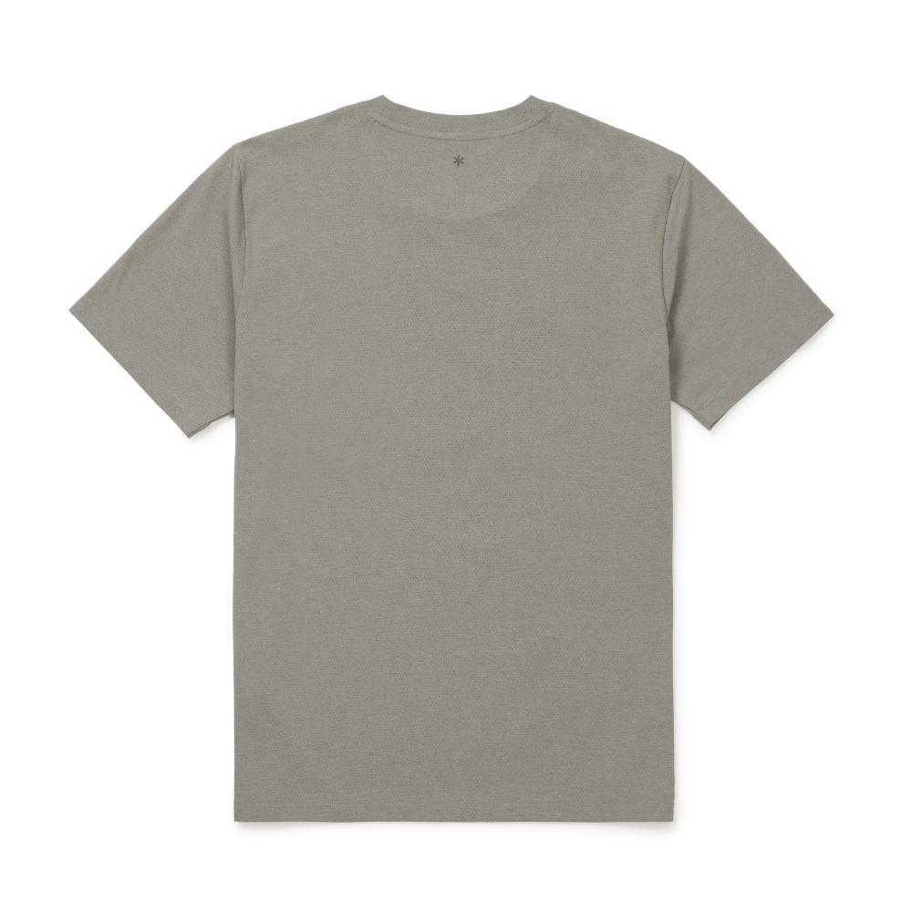 SNOWPEAK Quick Dry Airhole Basic Short Sleeve T-shirt Fog Gray (S26MMTTS58)