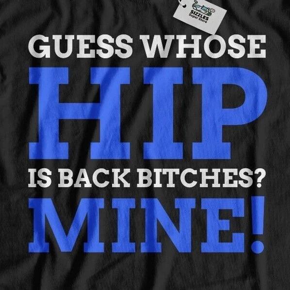 Unisex Funny Hip Surgery T-Shirt False Hip Replacement Grandma Grandad Arthritis 3XL