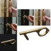 Portable Contactless Safety Door Opener Golden Alloy Key For No Touch Convenience
