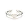 PAIGEFLYNN JEWELRY [925 Silver] Mu Pale Oval Open Ring