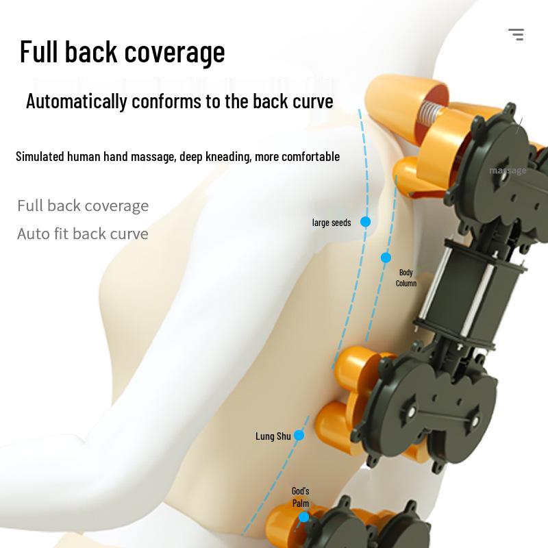 Luxury Fully Automatic Massage Chair: Smart Home Full-Body Kneading Sofa Pod