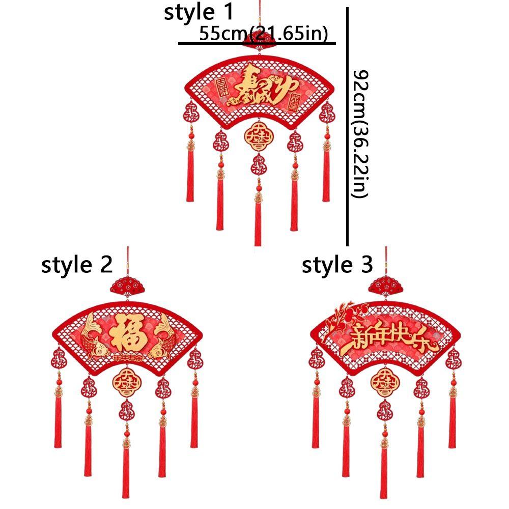 with Tassels New Year Hanging Ornament Chinese Style Fu Characte Pendants  Party Decoration
