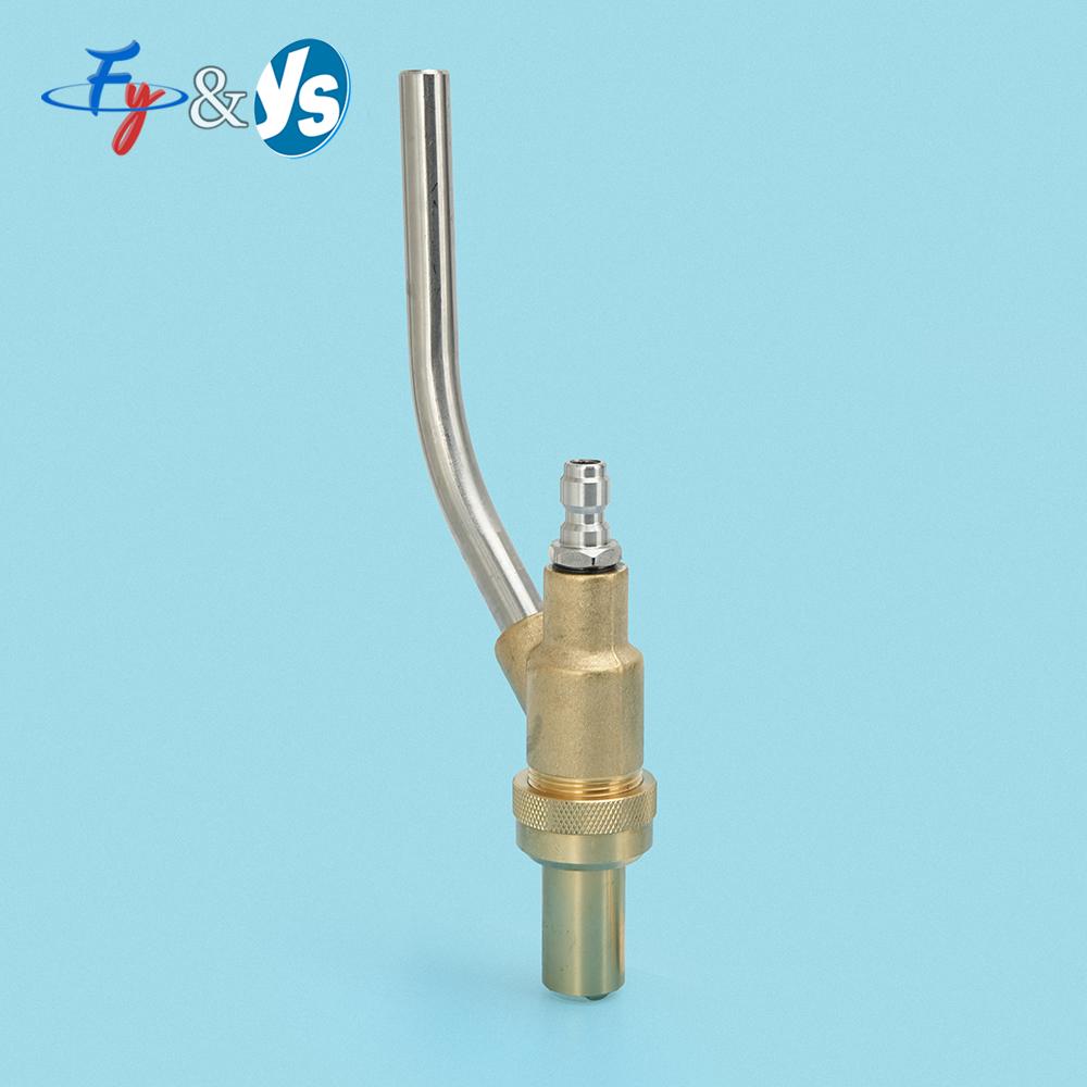 Industrial Wet Sand Blast Head,5000 Psi Wet Sand Blaster Nozzle for Pressure Washers 1/4 Inch 21CM