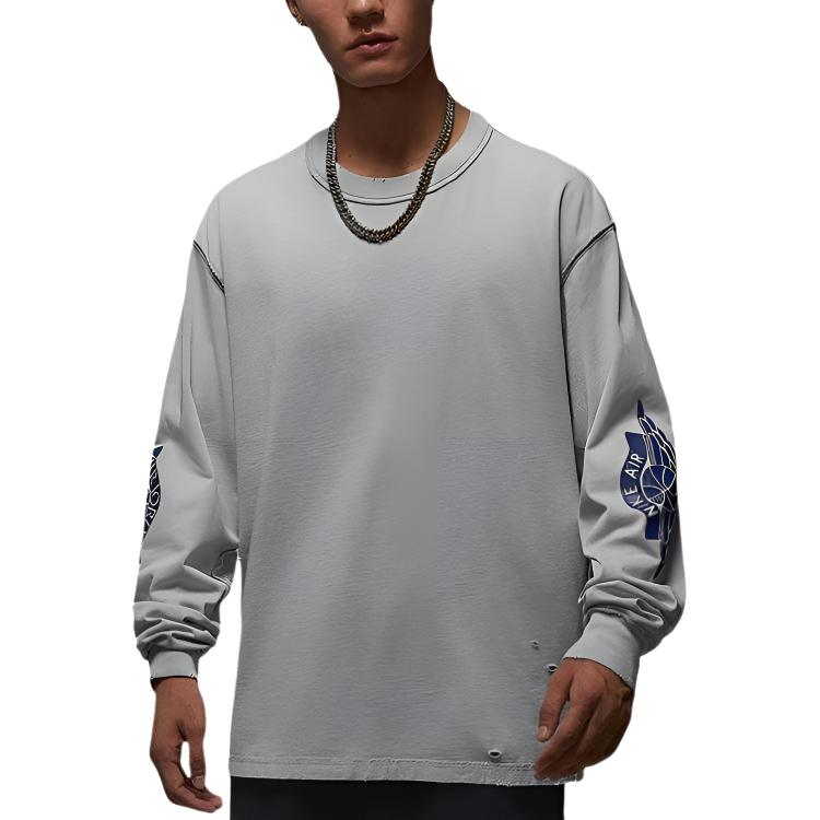 

Nike Мягкий трикотажный топ с круглым вырезом и длинными рукавами мужской IB3135077 M