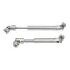 2PCS RC Drive Shaft Stainless Steel Adjustable for 1/10 313mm Wheel Base Remote Control Car