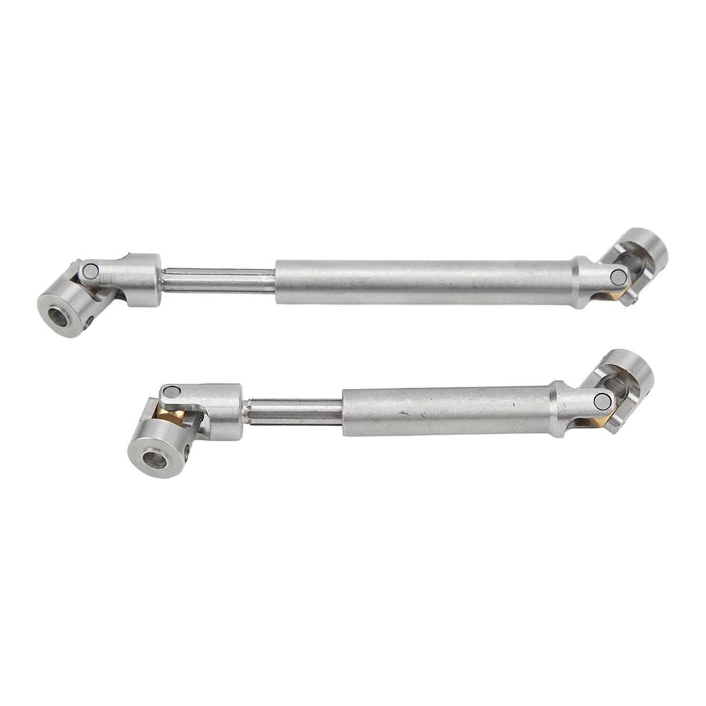 2PCS RC Drive Shaft Stainless Steel Adjustable for 1/10 313mm Wheel Base Remote Control Car