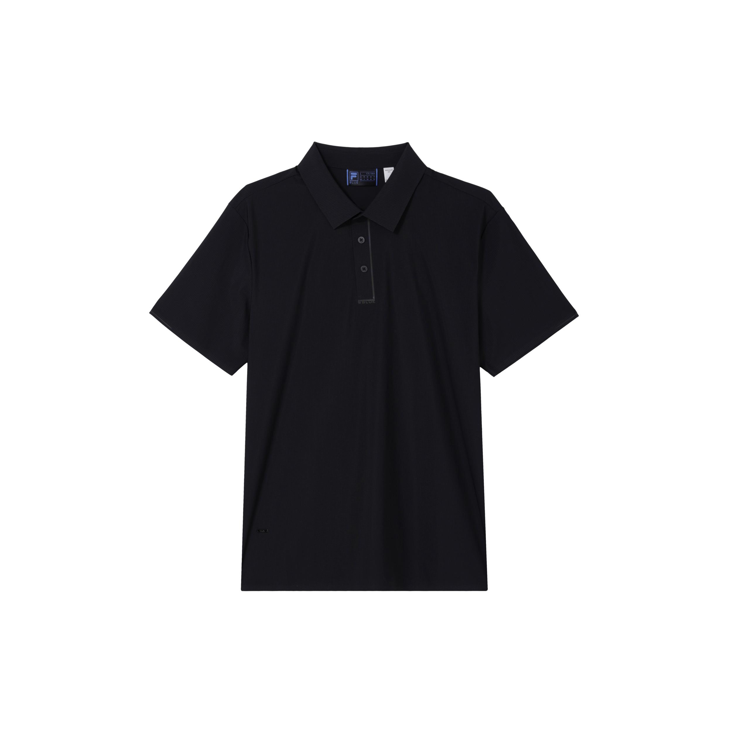 FILA Polo Shirts Men s Black Polo Collar Moderate Other F11M432112F-BK M