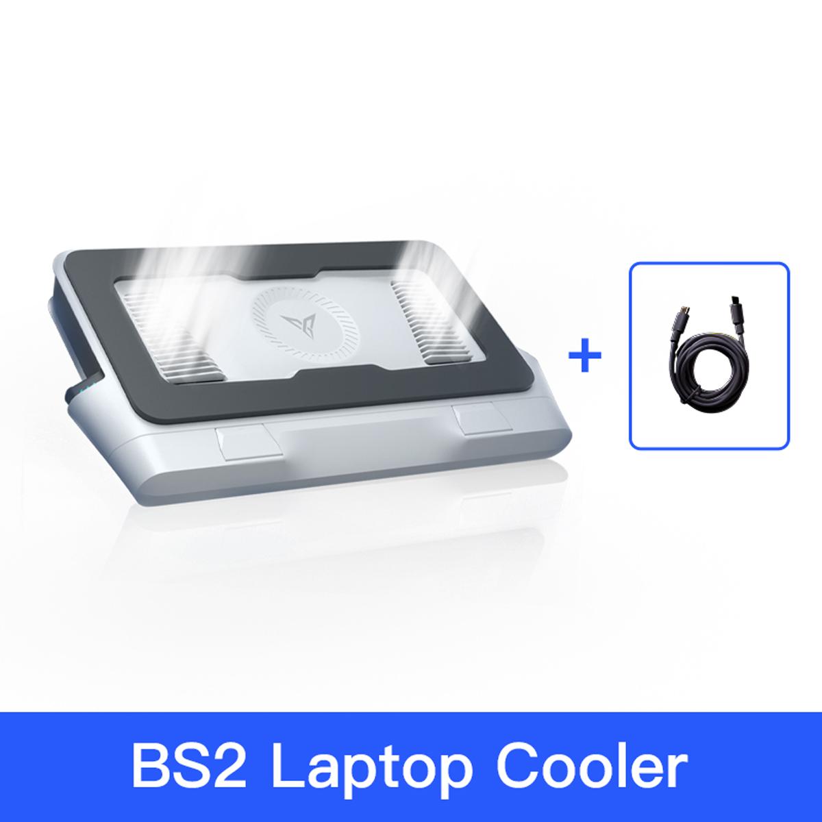 Flydigi BS2/BS2 pro Laptop Cooler Overclocking Pressure Air Dual Noise Reduction Intelligent Variable Frequency Computer Bracket BS2