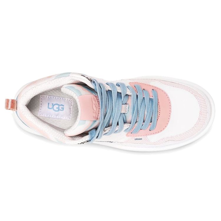 UGG Highland Hi Cali Collage High-Top Sneakers Women Sneakers Rainbow Sky-Blue 1120000-PSTR