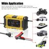 EU/US Fully Automatic Battery Charger 12V/6A Pulse Repair Maintenance LCD Display Smart Car Battery Charger For Gel Lead Acid