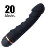 2023 20 Mode V Ibrator Soft Silicone Dildo Realistic Penile Power Stimulator Female Male Adult Sex Toy Bullet