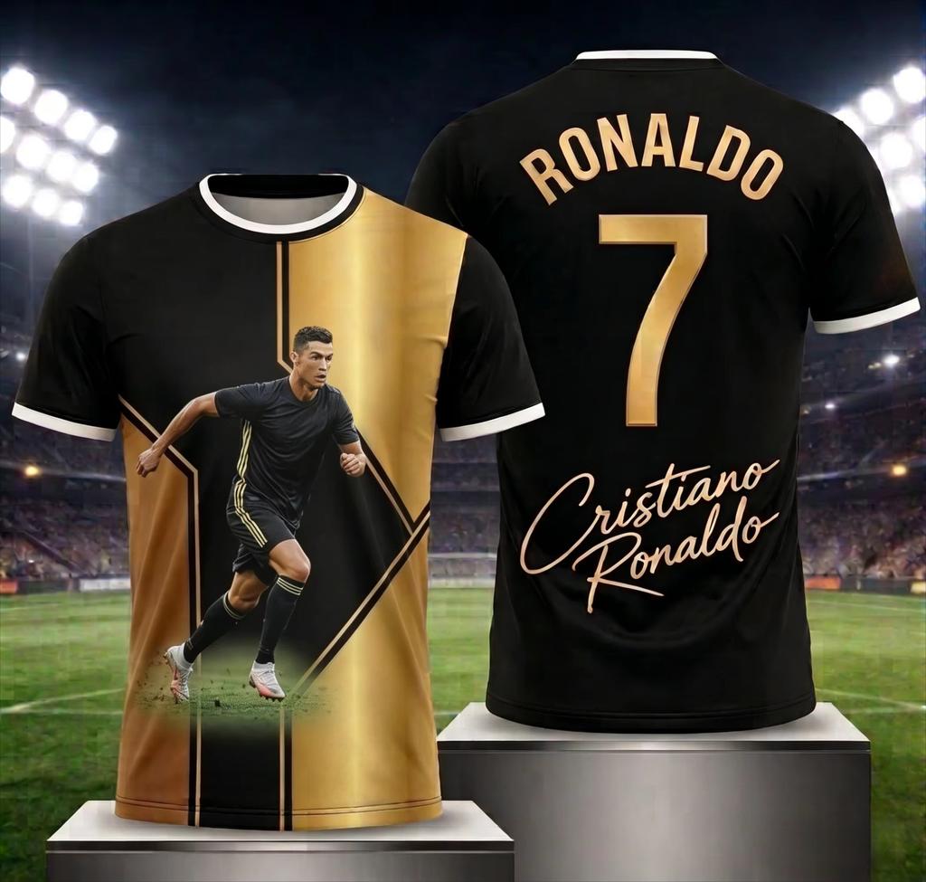 2026 Summer Ronaldo #7 Fan Football T Shirt Unisex Adults & Kids Soccer Jersey Breathable Quick Dry Training Tee Fan Sport Top