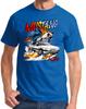 1987-93 Mustang 5.0 LX Hatchback White Foxbody Cartoon Muscle Car Full Color Design Tshirt