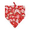 Tanpopo New Spring Summer Floral Dog Bandana Cute Triangle Scarf Printed Flowers Cotton Pet Bandana Kerchief Bibs Wholesale