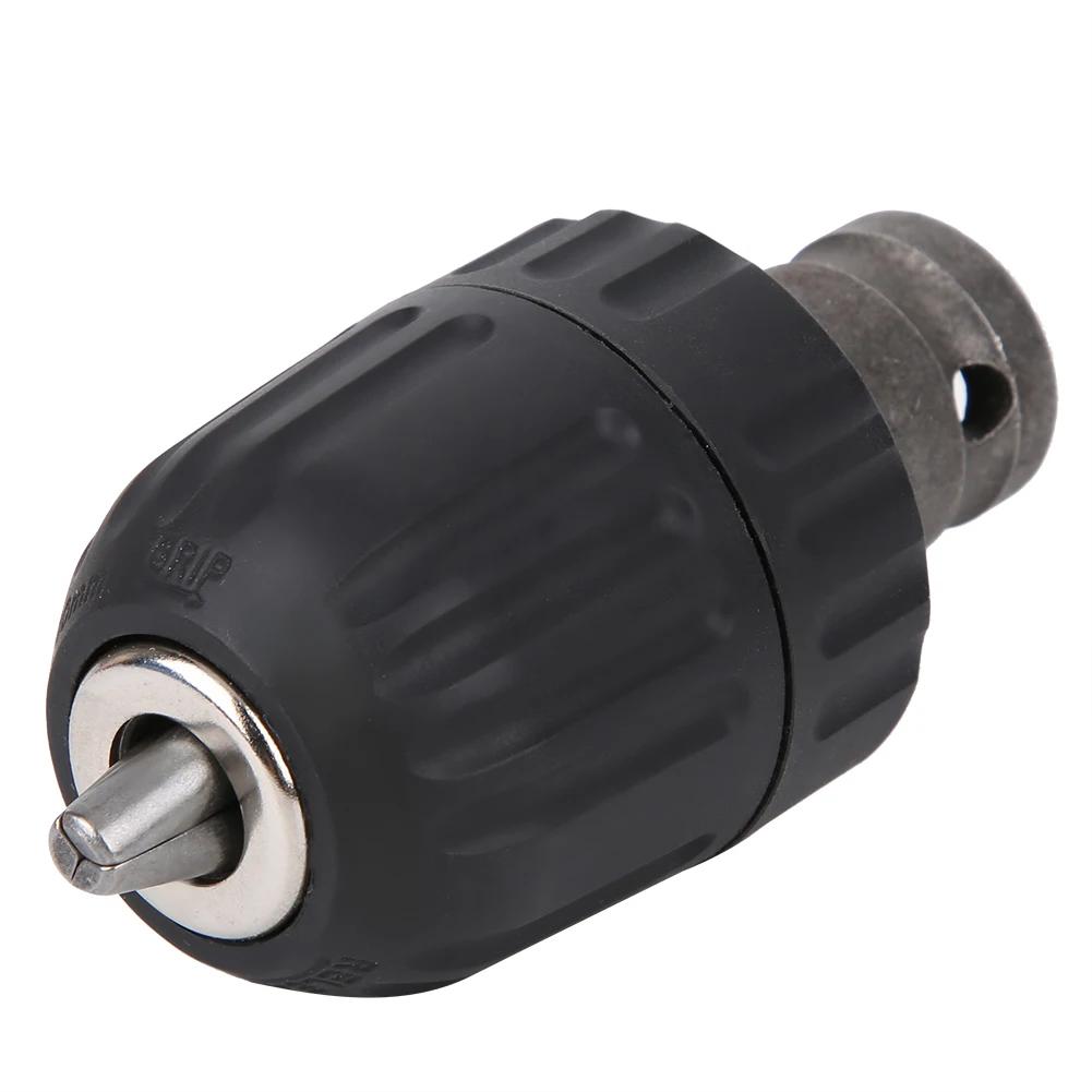 Electric Drill Chuck Hand Tight Clamp Thread Adapter Wrench Conversion Thread Head 0.8‑10mm 3/8‑24UNF for SDS Drill Chuck