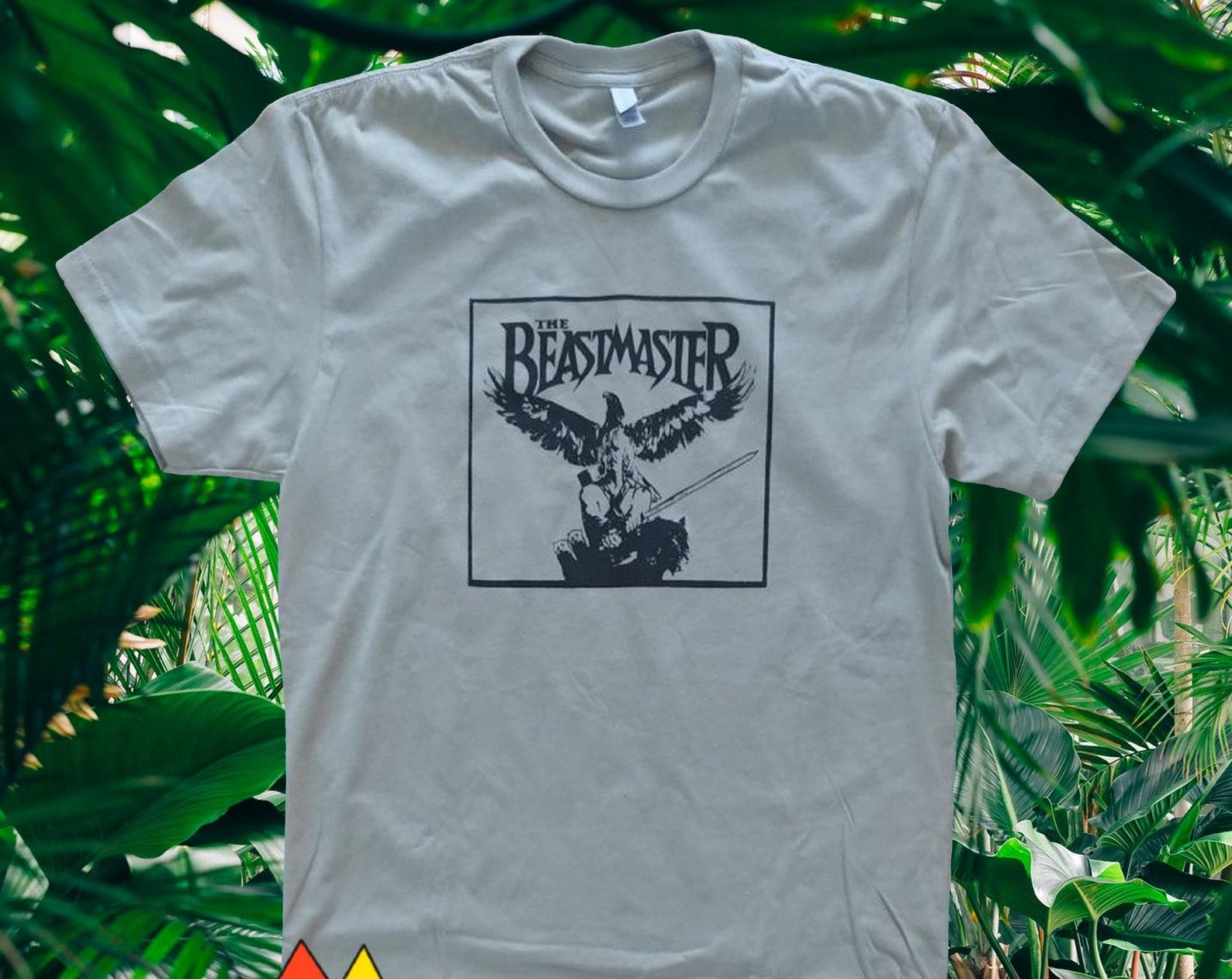 Beastmaster T-Shirt, sword master, conan the barbarian, fantasy shirt, D&D, Nostalgic 80s tee, gift, sword master L
