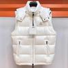 Unisex Detachable Hooded Puffer Vest Waterproof Lightweight Winter Jacket Youth Daily Wear