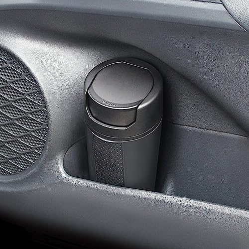 Tsuchiya Yac Car Interior Supplies Trash Can Door Pocket Bottle Dust Black ZE-85