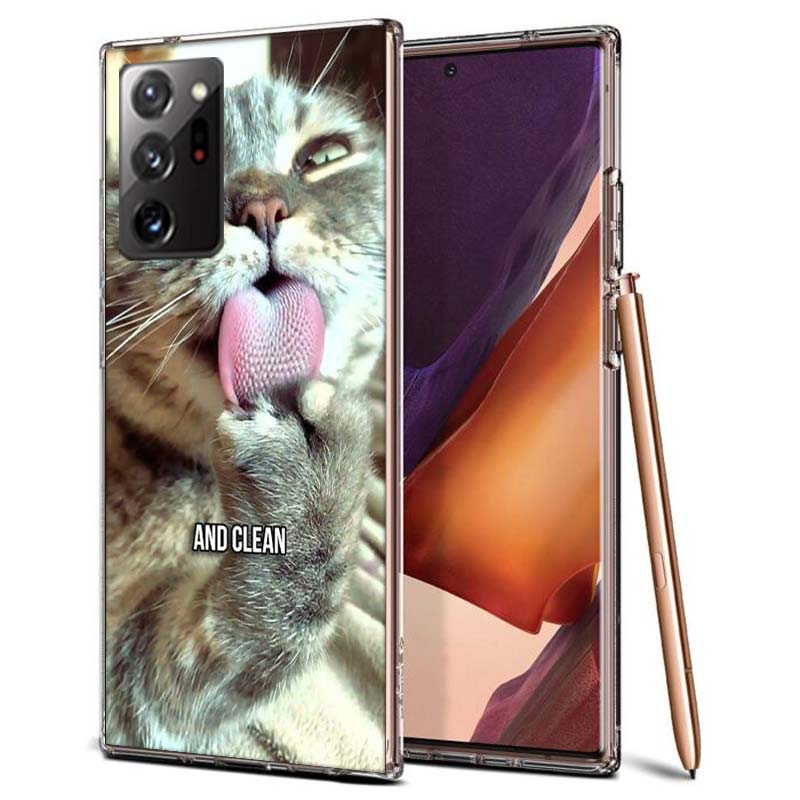 Pet Cat Funny Memes Phone Case for Samsung A55 A35 A25 A15 A07 A05S A16 A17 A26 A36 A37 A56 A57 Galaxy Note 20 10 A50S A71 A51 A