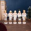 White & Gold Luxury Nutcracker Ornament Set