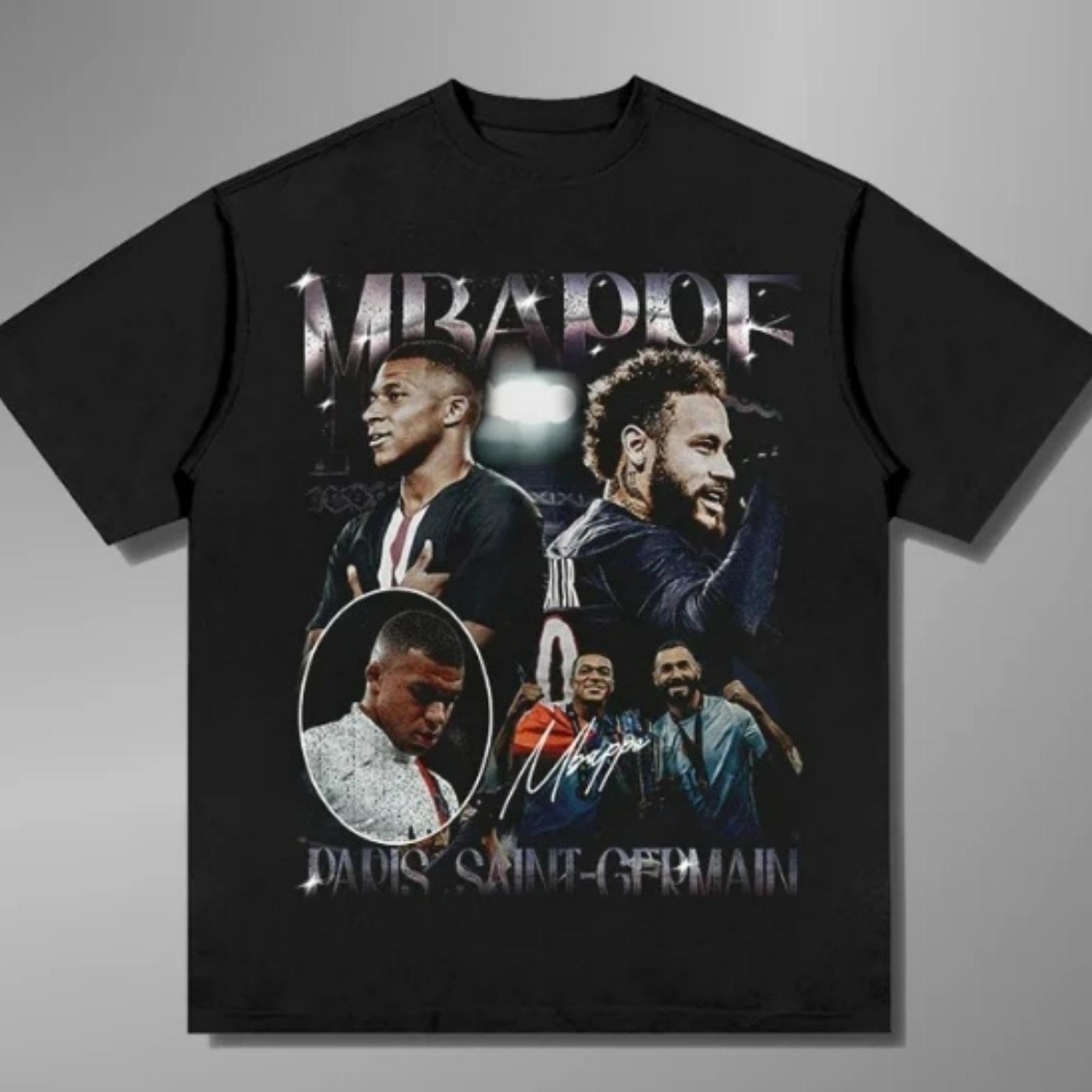 

2025 Latest Mbappe X Neymar Y2kT-shirt Summer Cotton Printing Short-sleeved Sports Casual Plus Size Men s Andwomen s Top T-shirt XXXXXL різнокольоровий