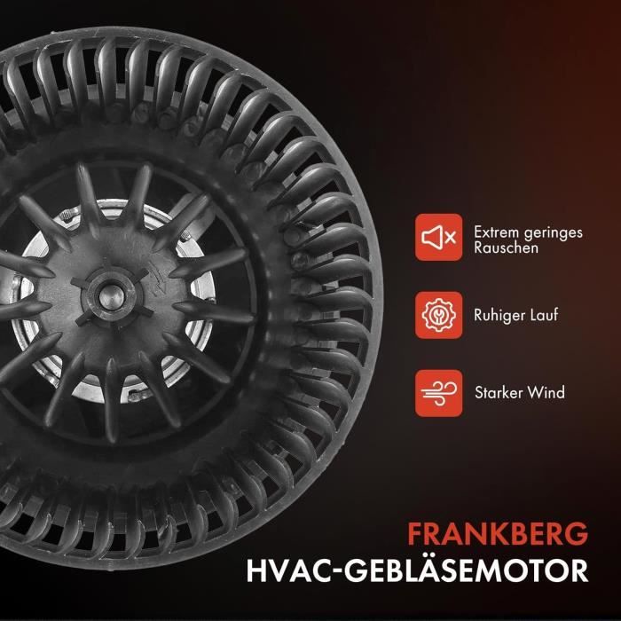 Frankberg Moteur De Ventilateur Compatible Avec M.E.G.A.N.E II BM01 CM01 1.4L-2.0L 2002-2008 M.E.G.A.N.E II Break KM01 1.4L-2.