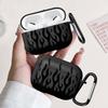 Estuches para Auriculares Funda Estuche Para Airpods Pro3 Pro2 4 Pro 1 2 3 Moda Llama Negra