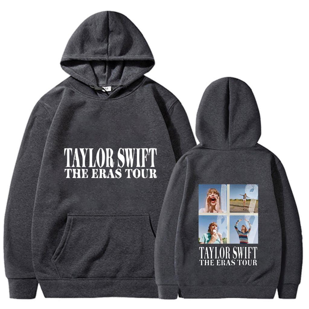 Fashion Casual Long Sleeved  Letter Printing Loose Plush Pullover With Rope Hoodie
