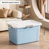 Extra Large Plastic Storage Box with Wheels for Toys, Snacks, Clothes - Thickened Container for Living Room & Bedroom