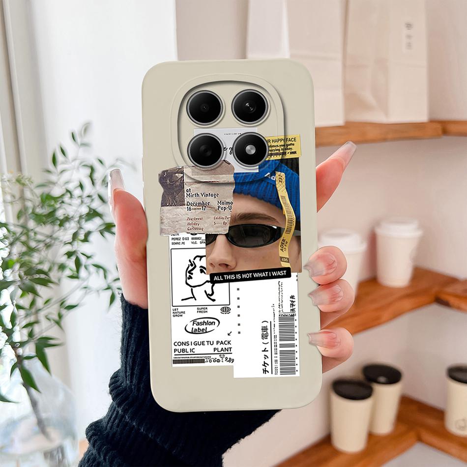 For Xiaomi Redmi Note 15 Pro Plus Phone Case Cool Astronaut Funda For Redmi Note15 Pro 4G 5G Soft Liquid Silicone Back Cover