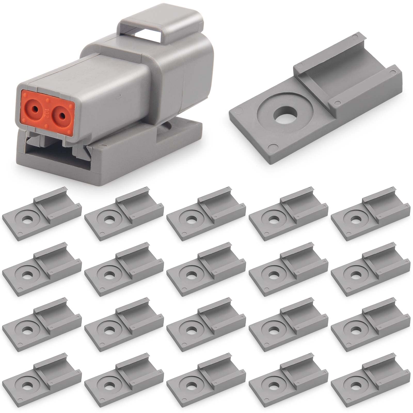 

JRready Набор аксессуаров для разъемов ST6354 Монтажный зажим Deutsch DTM DTP Серия Размер 2/3/4/6/12 ST6354