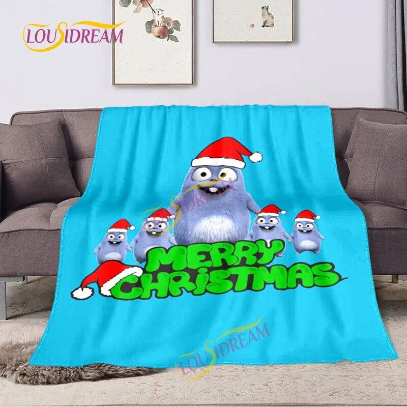 Cartoon 3D Druck Französisch Cartoon Flanell Mode Grizzy Und Die Lemminge Decke Kinder Erwachsene Decke Hause Büro Decke.