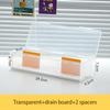 Ultraman Card Storage Box Transparent Square Clamshell Yu-Giu King Card Storage Box Large Capacity Sorting Box