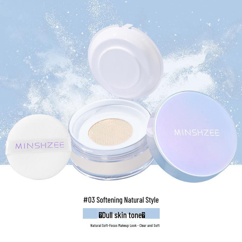 Mingxi Zhi Long-lasting Oil Control Setting Loose Powder - Smudge & Cake Resistant