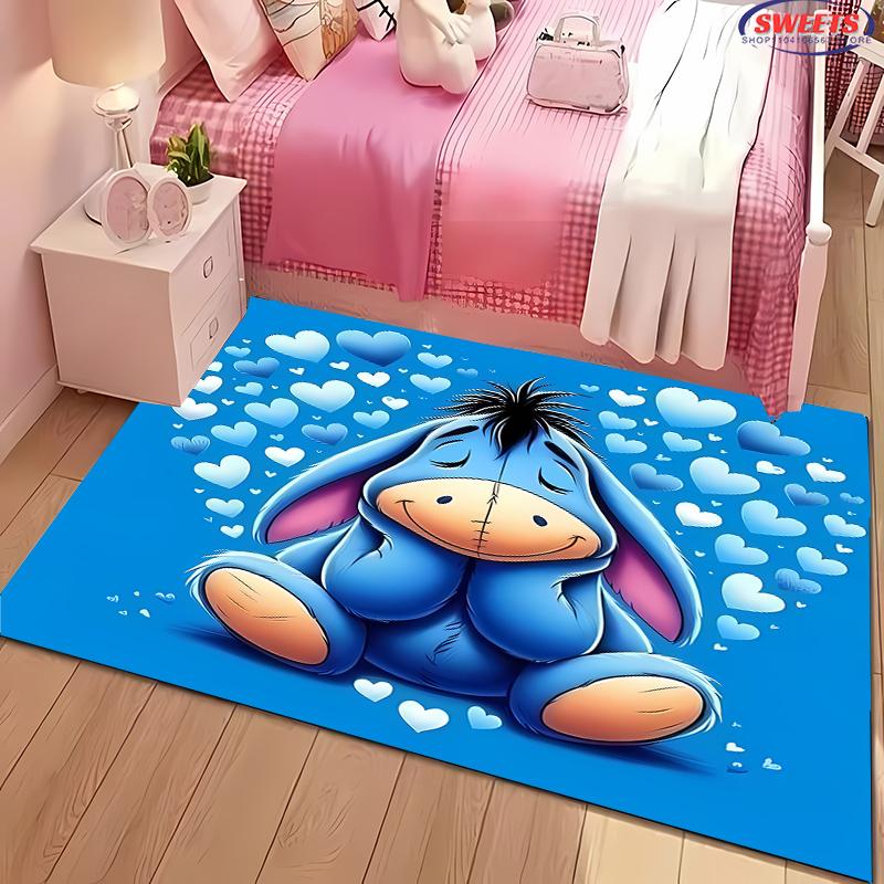 Neue Regale ! Beliebter Winnie Puuh I-Aah Teppich, Wohnzimmer Schlafzimmer Büro Kinderzimmer der Wahl, Rutschfeste Waschbare Matte