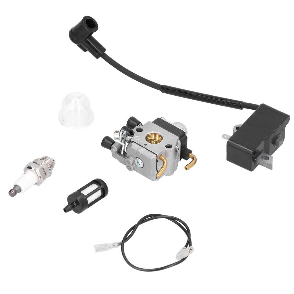 Carburetor Ignition Coil Sparking Plug Set for STIHL FS75 FS80 FS85 FC85 HT70 HS75 HS80